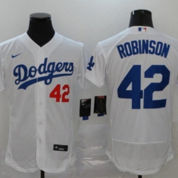 Jackie Robinson ✨✨✨ 🖤Brooklyn Dodgers Jersey White✨✨✨ 🖤 - Picture 1 of 1